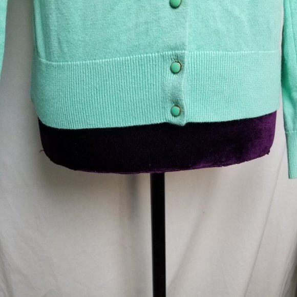 BANANA REPUBLIC WOMEN SMALL SWEATER CARDIGAN SEA - Picture 3 of 7